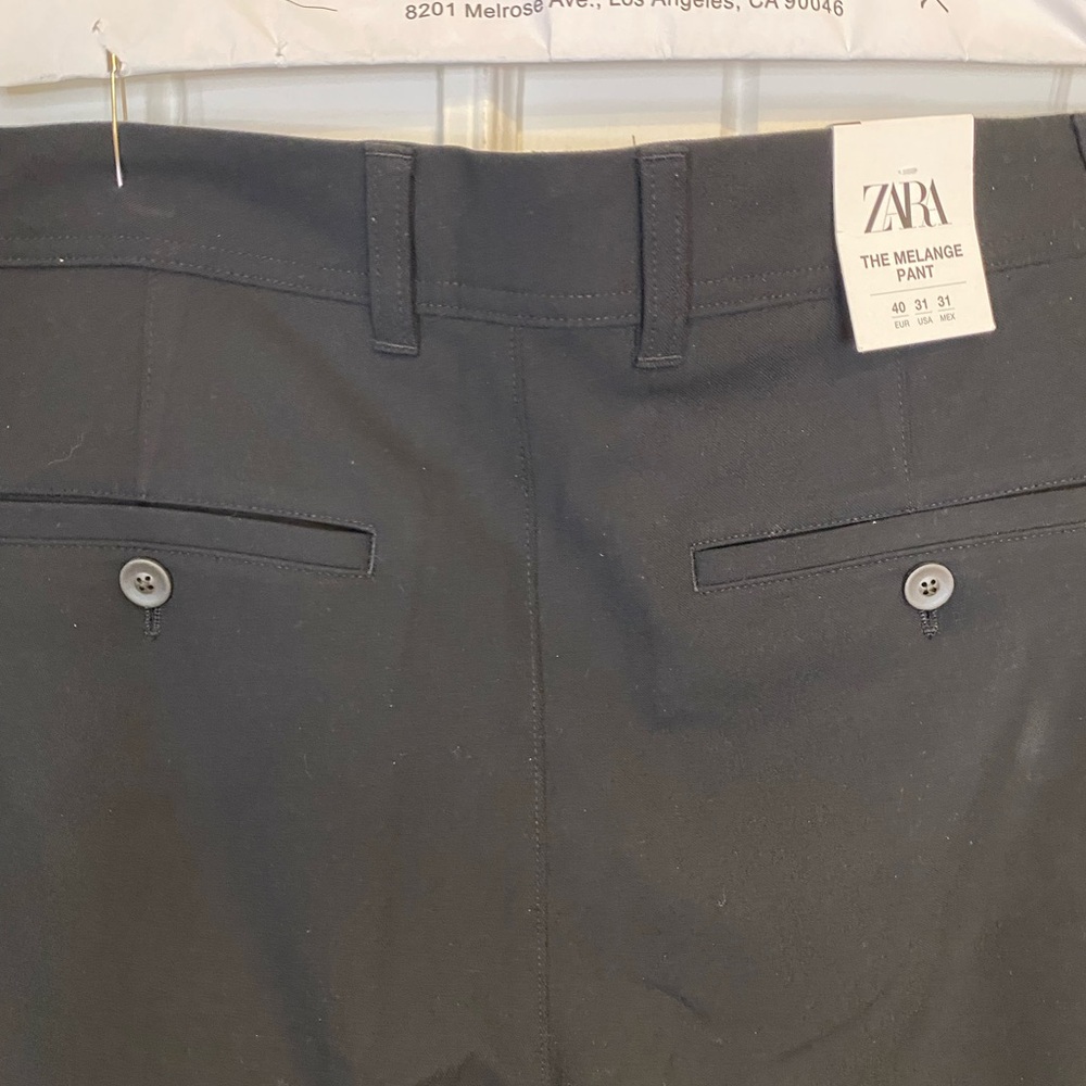 Zara The Men's Melange Pant. 
US Size 31 - EUR 40. Slim-Stretch. NEW WITH TAGS. - Picture 7 of 9